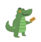 CrocoCamper крокодил лого